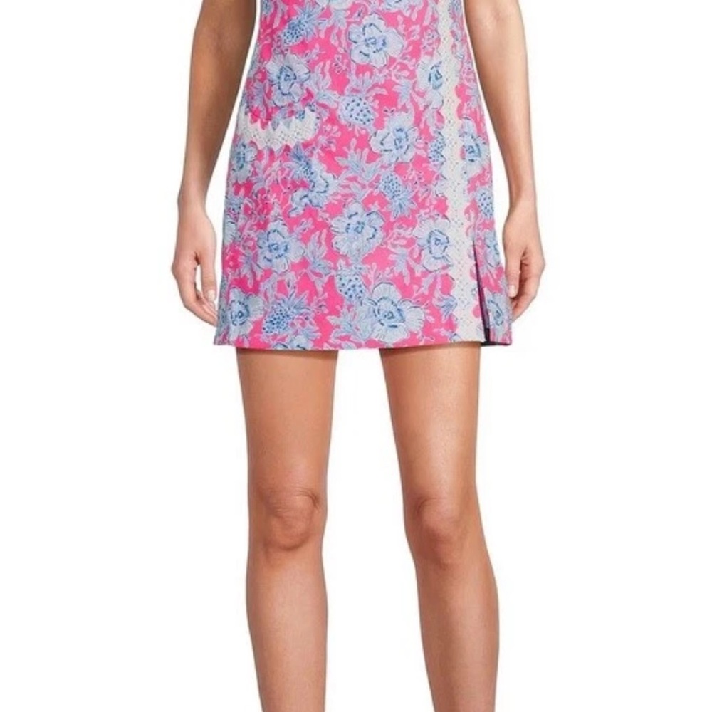 Lilly Pulitzer Pink and Blue Floral Romper